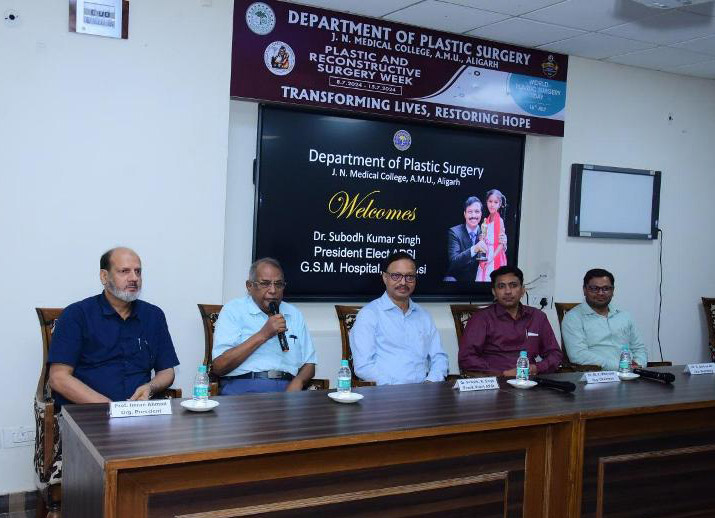 Prof Imran Ahmad Prof LM Bariar Dr Subodh Kumar Singh Dr MF Khurram and Dr Sarfaraz during the world plastic day function .jpg