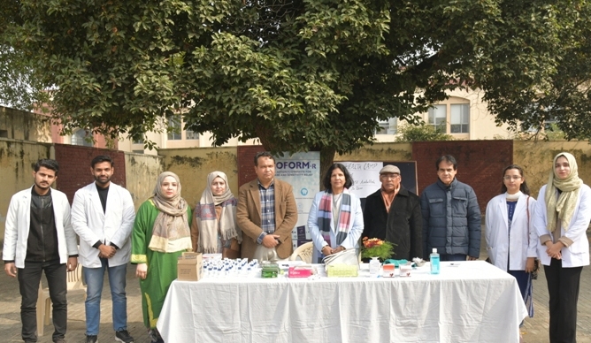 Prof Naima Khatoon with Dr Shamim Akhtar and doctors team during the inaugurating the Health Camp.JPG