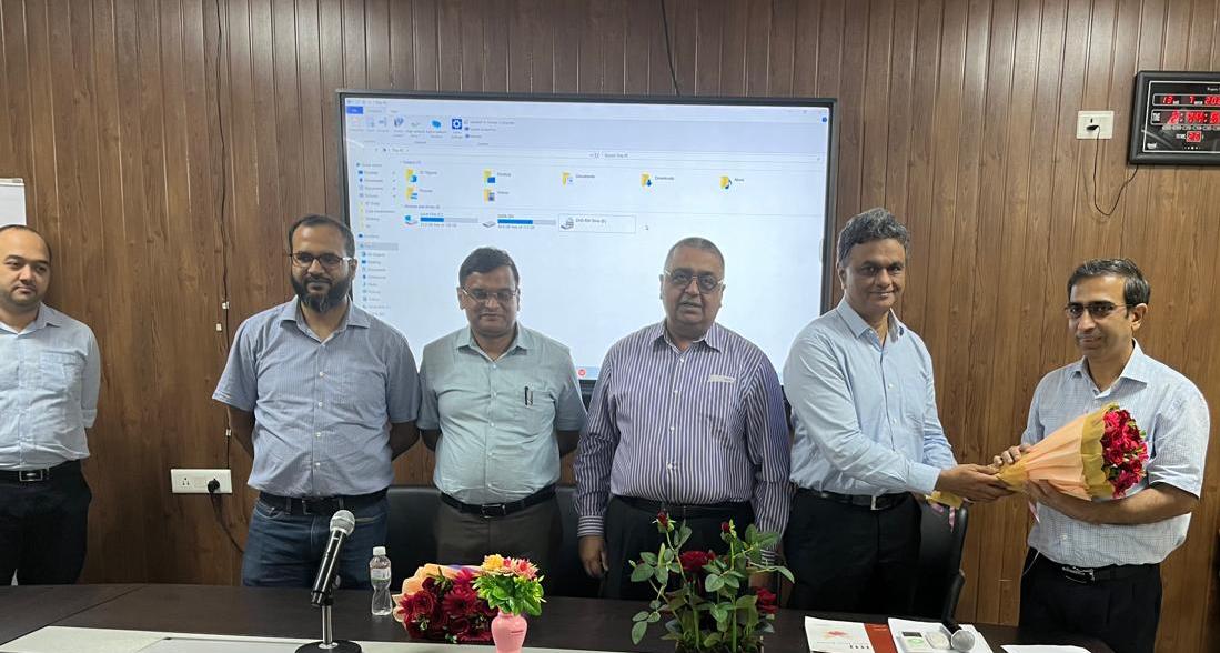 Dr Amit Chaurasia Dr Sushant Srivastava  Prof Asif Hasan Prof Malik Azharuddin and Prof Hammad Usmani during the programme on aortic valve lesions at dept of Cardiology.jpg